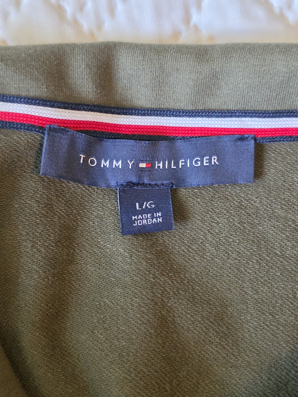 Tommy Hilfiger Olive Green Tailored Button Jacket - Picture 4 of 5